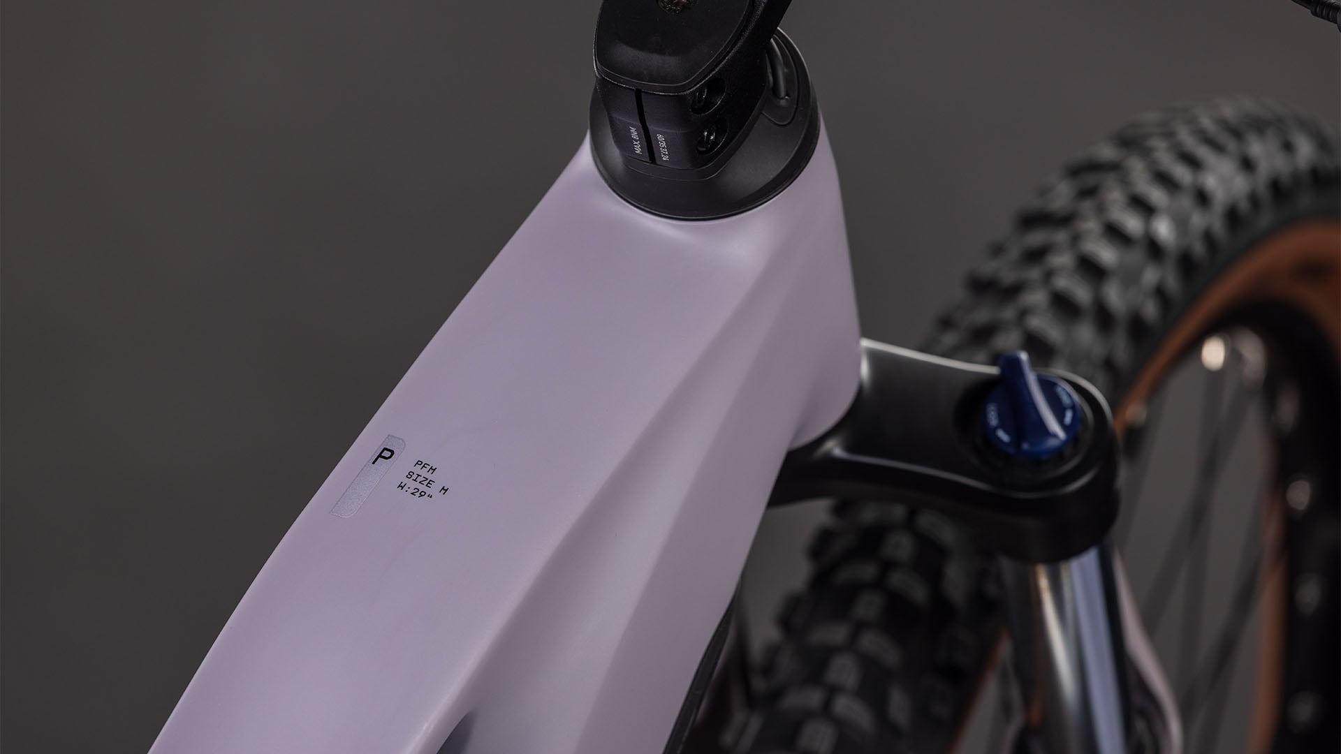 Cube Reaction Hybrid Performance 600 plumgrey´n´black – Bild 2